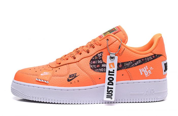 Nike Air Force "Just do it" Naranjas