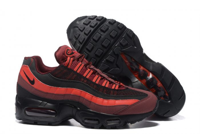 Nike Air Max 95 Negras Rojas - Imagen 3
