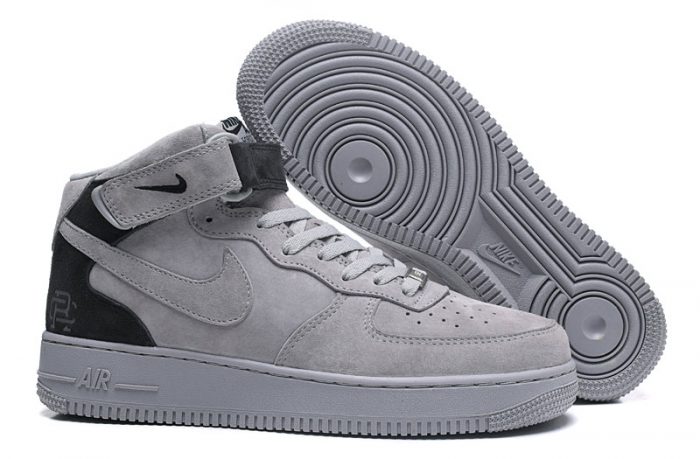 Nike Air Force Altas Grises Mid - Imagen 3