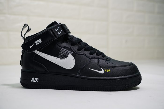 Nike Air Force Altas 07 Negras - Imagen 5