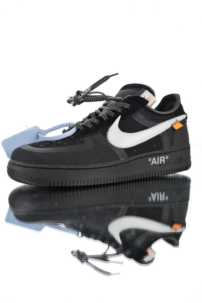 Nike Air Force X Off White Black 2.0 Negras - Imagen 5