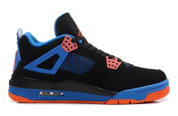 Nike Air Jordan 4 Negras y Azules