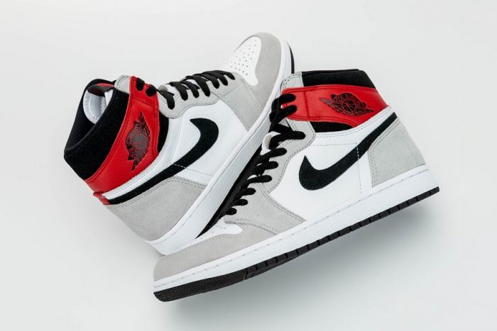 Nike Air Jordan 1 Retro High Smoke Grey Red - Imagen 4