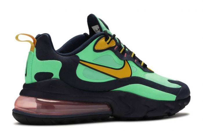 Nike Air Max 270 React Yellow Ocre Obsidian - Imagen 2