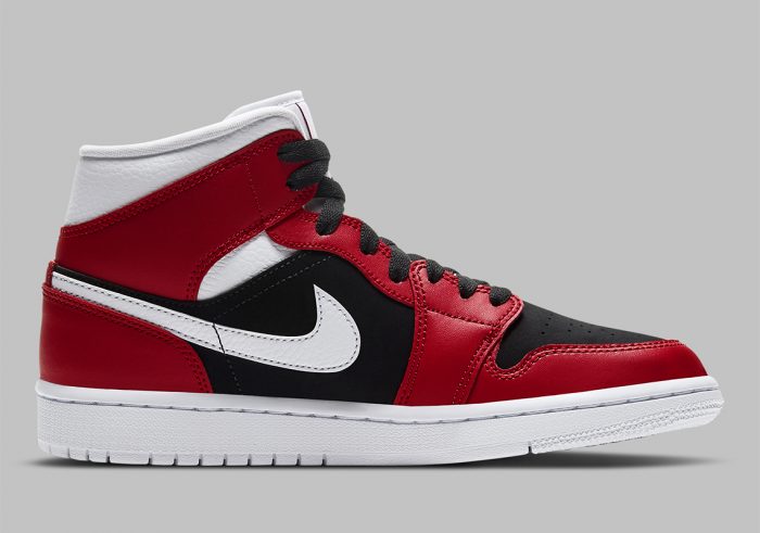 Nike Air Jordan 1 Mid WMNS Gym Red - Imagen 2
