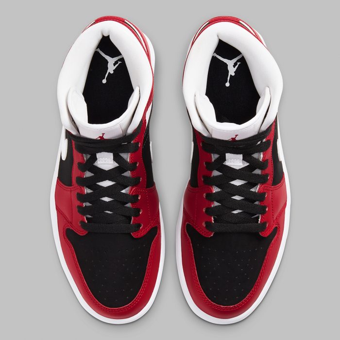 Nike Air Jordan 1 Mid WMNS Gym Red - Imagen 4