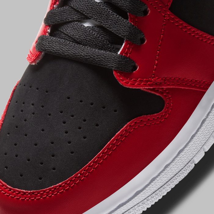 Nike Air Jordan 1 Mid WMNS Gym Red - Imagen 5