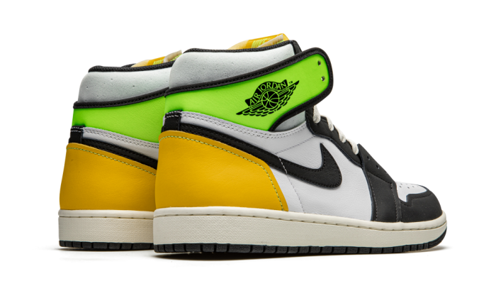 Nike Air Jordan 1 Retro High White Black Volt University Gold - Imagen 3